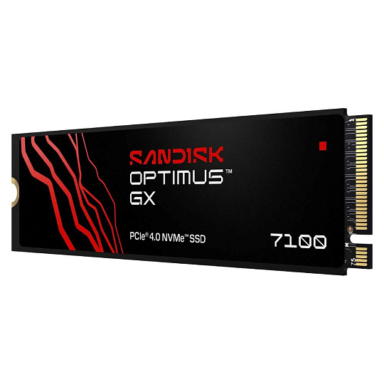 SANDISK SSD OPTIMUS GX 7100 NVMe 500GB PCIe, Gen4, (R:6800, W:5800MB/s) SANDISK SSD OPTIMUS GX 7100 NVMe 500GB PCIe, Gen4, (R:6800, W:5800MB/s)