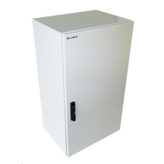 19" venkovní vodotěsný rozvaděč s krytím IP55, 22U, hloubka 450mm, 3-bodový zámek, šedý 19" venkovní vodotěsný rozvaděč s krytím IP55, 22U, hloubka 450mm, 3-bodový zámek, šedý