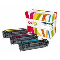 OWA Armor toner pro HP Color Laserjet Pro300 M351, M375, Pro400 M451, M475, 3x2600 stran, CF370AM, C+M+Y OWA Armor toner pro HP Color Laserjet Pro300 M351, M375, Pro400 M451, M475, 3x2600 stran, CF370AM, C+M+Y