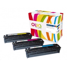 OWA Armor toner pro HP Color LJ Pro200 M251, M276, 3x1800 stran, U0SL1AM, barevná/C+M+Y OWA Armor toner pro HP Color LJ Pro200 M251, M276, 3x1800 stran, U0SL1AM, barevná/C+M+Y