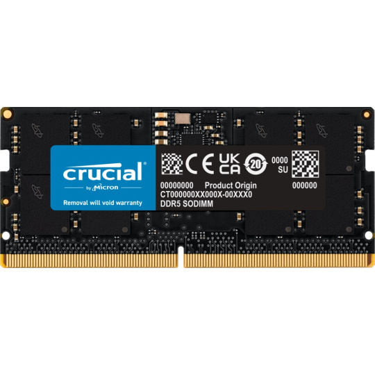 CRUCIAL SODIMM DDR5 16GB 4800MHz CL40