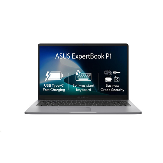 ASUS NTB ExpertBook P1 (P1503CVA-S7C51), Core 5 210H, 15.6" 1920 x 1080, 16GB, 512GB SSD, Intel Graphics, No OS, Gray
