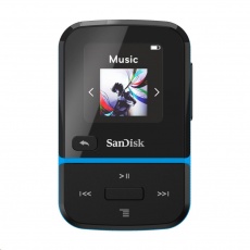 SanDisk Clip Sport Go MP3 Player 16 GB, Blue