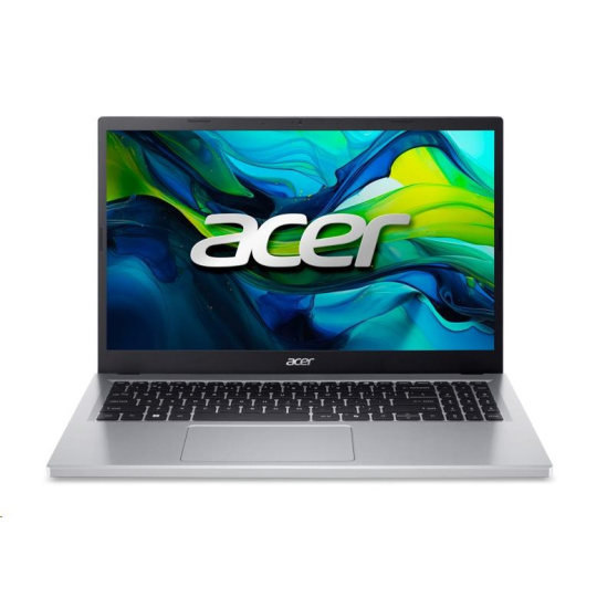BAZAR - ACER NTB Aspire Go 15 (AG15-32P-30W7),Core3 N355,15.6"FHD,8GB,128GB UFS,Intel Graphics,W11H in S,Silver - Poškoz