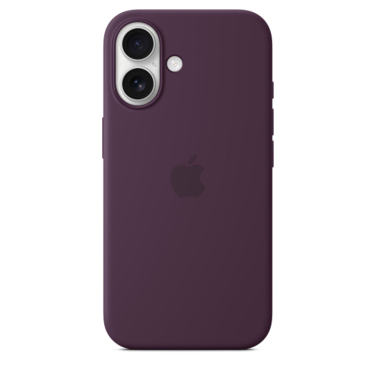 APPLE iPhone 16 Silicone Case with MagSafe - Plum