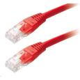 XtendLan patch kabel Cat6, UTP - 1m, červený (prodej po 10 ks)