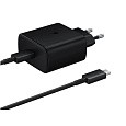 BAZAR - Samsung cestovní nabíječka EP-TA845XBE, Quickcharge 45W, USB-C, černá, EU, poškozený obal