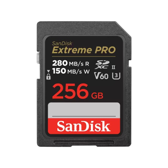 SanDisk SDXC karta 256GB Extreme PRO (280 MB/s Class 10, UHS-II V60)