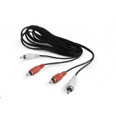 GEMBIRD Kabel přípojný 2xcinch/2xcinch, 1,8m audio
