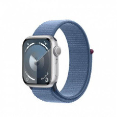 APPLE Watch Series 9 GPS 41mm Silver Aluminium Case with Winter Blue Sport Loop APPLE Watch Series 9 GPS 41mm Silver Aluminium Case with Winter Blue Sport Loop