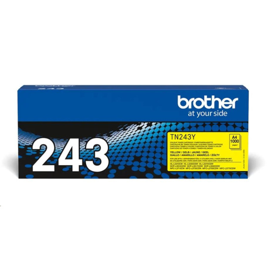 BROTHER Toner TN-243Y - PRO HLL3210 HLL3270 DCPL3510 DCPL3550 MFCL3730 MFCL3770 - cca 1000stran