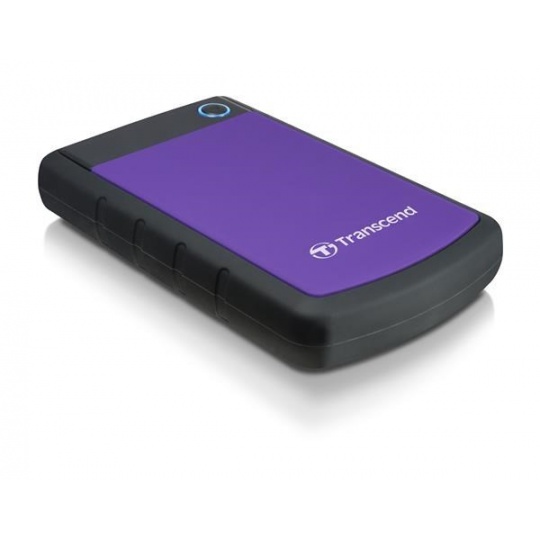 TRANSCEND externí HDD 2,5" USB 3.1 StoreJet 25H3P, 2TB, Purple (nárazuvzdorný)