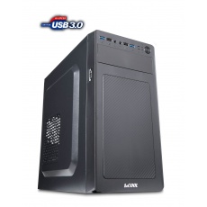 1stCOOL skříň STEP 3 ver.3 + čtečka karet, micro ATX, AU, 2XUSB 3.0 + 2x USB 2.0, bez zdroje, Black