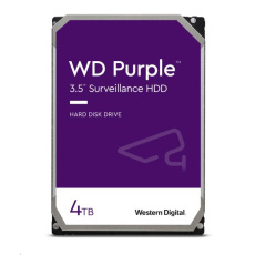 WD PURPLE WD44PURZ 4TB, SATA III 3.5", 256MB, 175MB/s, Low Noise, CMR