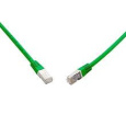 Solarix 10G patch kabel CAT6A SFTP LSOH 3m zelený non-snag-proof C6A-315GR-3MB