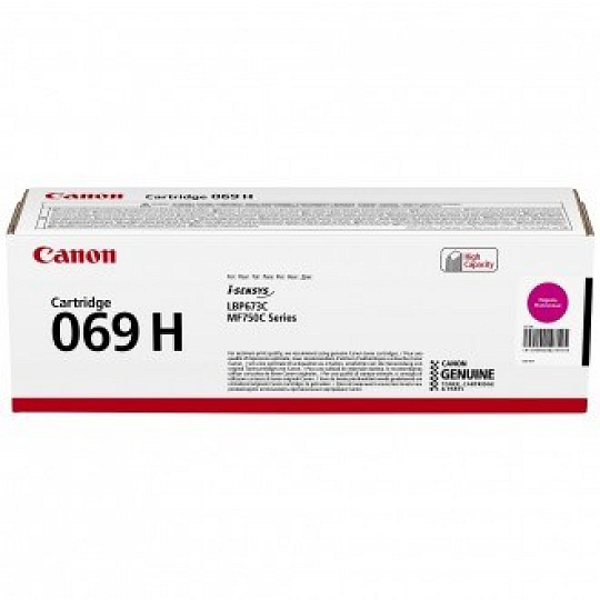BAZAR - Canon TONER CRG 069M H purpurový pro LBP673Cdw, MF752Cdw, MF754Cdw, MF752Cdw II a MF754Cdw II (5 500 str.) - Poš BAZAR - Canon TONER CRG 069M H purpurový pro LBP673Cdw, MF752Cdw, MF754Cdw, MF752Cdw II a MF754Cdw II (5 500 str.) - Poš