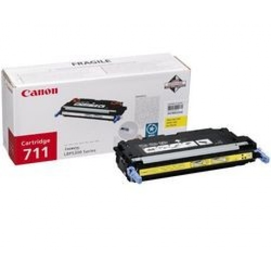 Canon TONER CRG-711Y žlutá pro  i-Sensys MF-9170, MF-9220Cdn, MF-9280Cdn, LaserShot LBP5300, MF-9130 (6 000 str.)