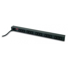 APC Rack PDU, Basic, ZeroU, 10A, 230V, (15)C13, IEC-320 C14 1.9m