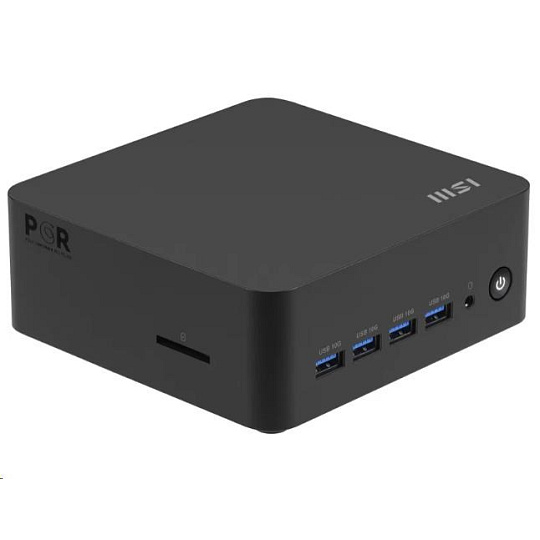 MSI PC Cubi Z AI 8M-006BEU, R7 8845HS, N/A, N/A SSD, N/A, No OS, Black