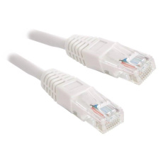 Patch kabel XtendLan Cat5E, UTP - 1,5m, bílý