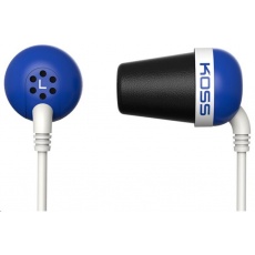 KOSS sluchátka THE PLUG modrá, sluchátka do uší, bez kódu KOSS sluchátka THE PLUG modrá, sluchátka do uší, bez kódu