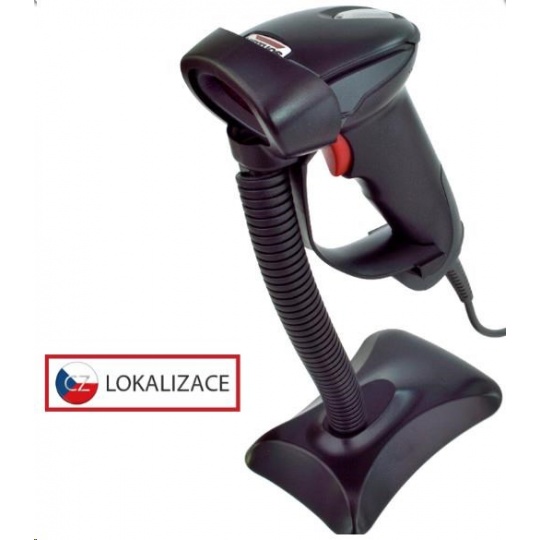 Virtuos laserová čtečka HT-900A, USB (emulace klávesnice/RS232), černá