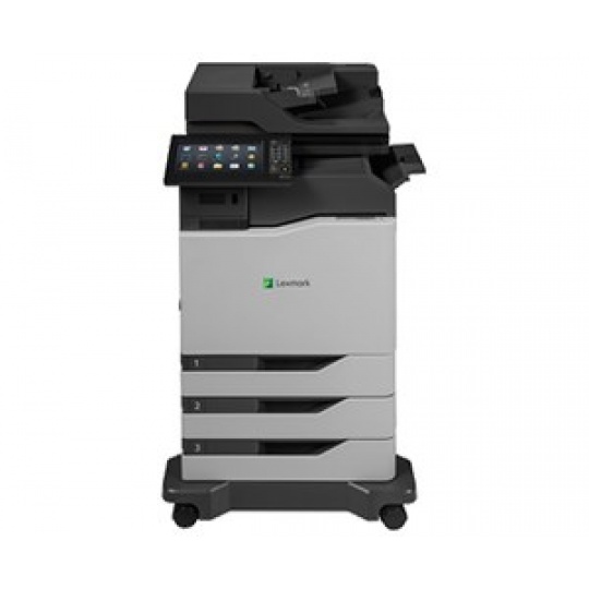 LEXMARK tiskárna CX825dtfe A4 COLOR LASER, 52ppm, 2048MB USB, LAN, duplex, dotykový LCD, 2x zásobník papíru, sešívačka