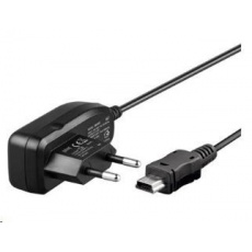 Goobay Napájecí a nabíjecí adaptér 230V na mini USB pro mobilní telefony, 1A Goobay Napájecí a nabíjecí adaptér 230V na mini USB pro mobilní telefony, 1A