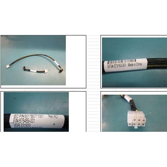 HPE LFF/SFF drive power cable for ML350g10 (connects and powers drives via SAS backplane) HPE LFF/SFF drive power cable for ML350g10 (connects and powers drives via SAS backplane)