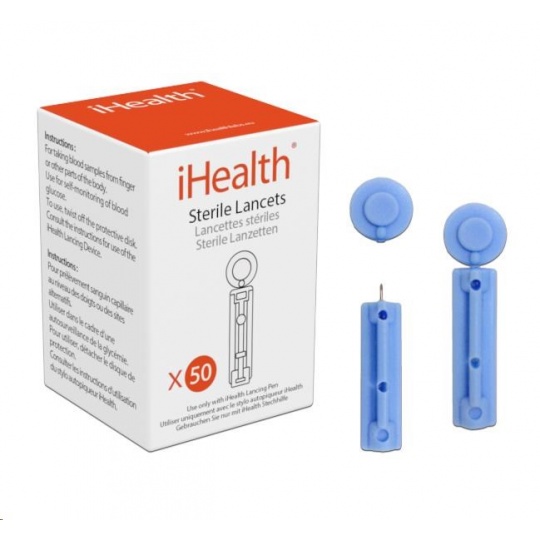 iHealth Lancety 30GI, příslušenství glukometru iHealth BG5,BG1,50ks iHealth Lancety 30GI, příslušenství glukometru iHealth BG5,BG1,50ks