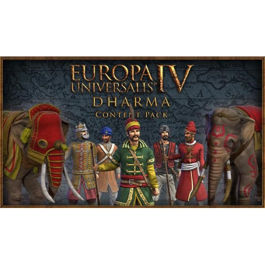 Europa Universalis IV: Dharma Content Pack (PC) klíč Steam Europa Universalis IV: Dharma Content Pack (PC) klíč Steam