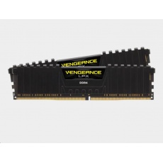 CORSAIR DIMM DDR4 16GB (Kit of 2) 3200MHz CL16 Vengeance LPX Černá