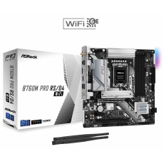 ASRock MB Sc LGA1700 B760M PRO RS/D4 WIFI, Intel B760, 4xDDR4, 1xDP, 1xHDMI, WI-FI, mATX ASRock MB Sc LGA1700 B760M PRO RS/D4 WIFI, Intel B760, 4xDDR4, 1xDP, 1xHDMI, WI-FI, mATX