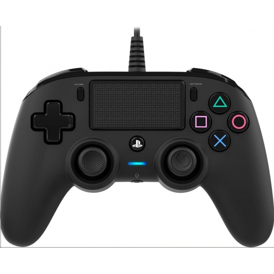 Nacon Wired Compact Controller - ovladač pro PlayStation 4 - černý Nacon Wired Compact Controller - ovladač pro PlayStation 4 - černý