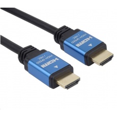 PREMIUMCORD Kabel HDMI - Ultra HDTV, 0.5m (kovové, zlacené konektory)