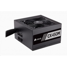 CORSAIR zdroj, CX450M-80 PLUS® Bronze Certified PSU (ATX, 450W, Semi-modular) CORSAIR zdroj, CX450M-80 PLUS® Bronze Certified PSU (ATX, 450W, Semi-modular)