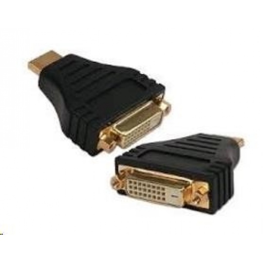 GEMBIRD Kabel redukce HDMI Male na DVI Female (zlacené kontakty, čený)