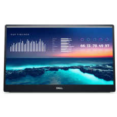 DELL LCD 14 Portable Monitor - P1424H - 35.6cm/14"/IPS/16:9/FHD/1920x1080/700:1/6ms/178°/USB-C/DP/3Y NBD