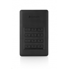 VERBATIM HDD 2.5" 1TB Incl.KEYPAD USB3.1 USB 3.0 GDPR