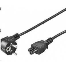 PREMIUMCORD Kabel napájecí 230V pro NTB (3pin, Schuko, trojlístek) 2m