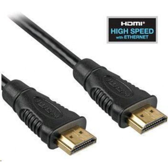 PREMIUMCORD Kabel HDMI 20m High Speed + Ethernet (v1.4), zlacené konektory