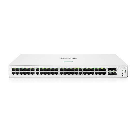HPE Networking Instant On Switch 48p Gigabit 4p SFP 1830 (JL814) HPE Networking Instant On Switch 48p Gigabit 4p SFP 1830 (JL814)