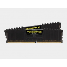 CORSAIR DIMM DDR4 16GB (Kit of 2) 2666MHz CL16 Vengeance LPX Černá