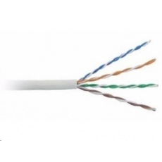UTP kabel LYNX, Cat5E, drát, PVC, Dca, šedý, 100m UTP kabel LYNX, Cat5E, drát, PVC, Dca, šedý, 100m