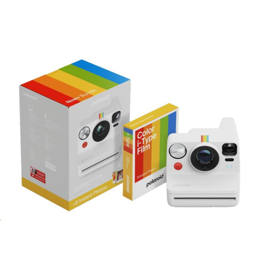 BAZAR - Polaroid Now+ Gen 3 White Bundle with Color Film (8 photos) - Poškozený obal (Komplet) BAZAR - Polaroid Now+ Gen 3 White Bundle with Color Film (8 photos) - Poškozený obal (Komplet)