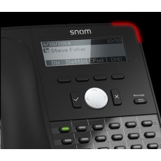 Snom IP telefon D725, 12 SIP, 4-řádkový displej, 10/100/1000 Mbps, Wi-Fi, USB, PoE Snom IP telefon D725, 12 SIP, 4-řádkový displej, 10/100/1000 Mbps, Wi-Fi, USB, PoE