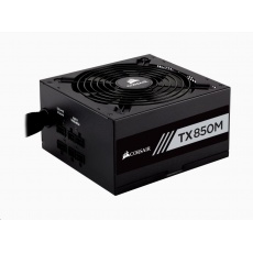 CORSAIR zdroj, TX850M-80 Plus® Gold Certified PSU (ATX, 850W, Semi-modular) CORSAIR zdroj, TX850M-80 Plus® Gold Certified PSU (ATX, 850W, Semi-modular)