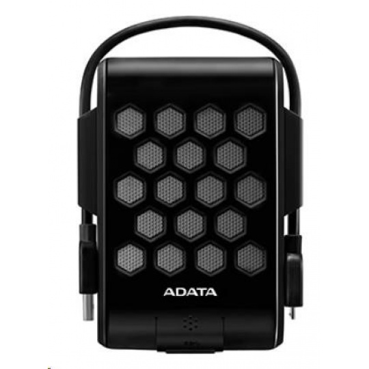 ADATA Externí HDD 1TB 2,5" USB 3.2, DashDrive™ Durable HD720, G-sensor, černý, (gumový, vodě/nárazu odolný)