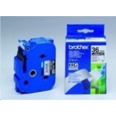 BROTHER HGE261V5 Labelling Supplies, 36mm Black/White (5 pcs Pack) High Grade Tape BROTHER HGE261V5 Labelling Supplies, 36mm Black/White (5 pcs Pack) High Grade Tape