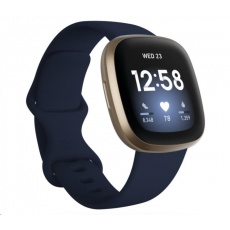 Fitbit Versa 3 - Midnight/Soft Gold Aluminum Fitbit Versa 3 - Midnight/Soft Gold Aluminum